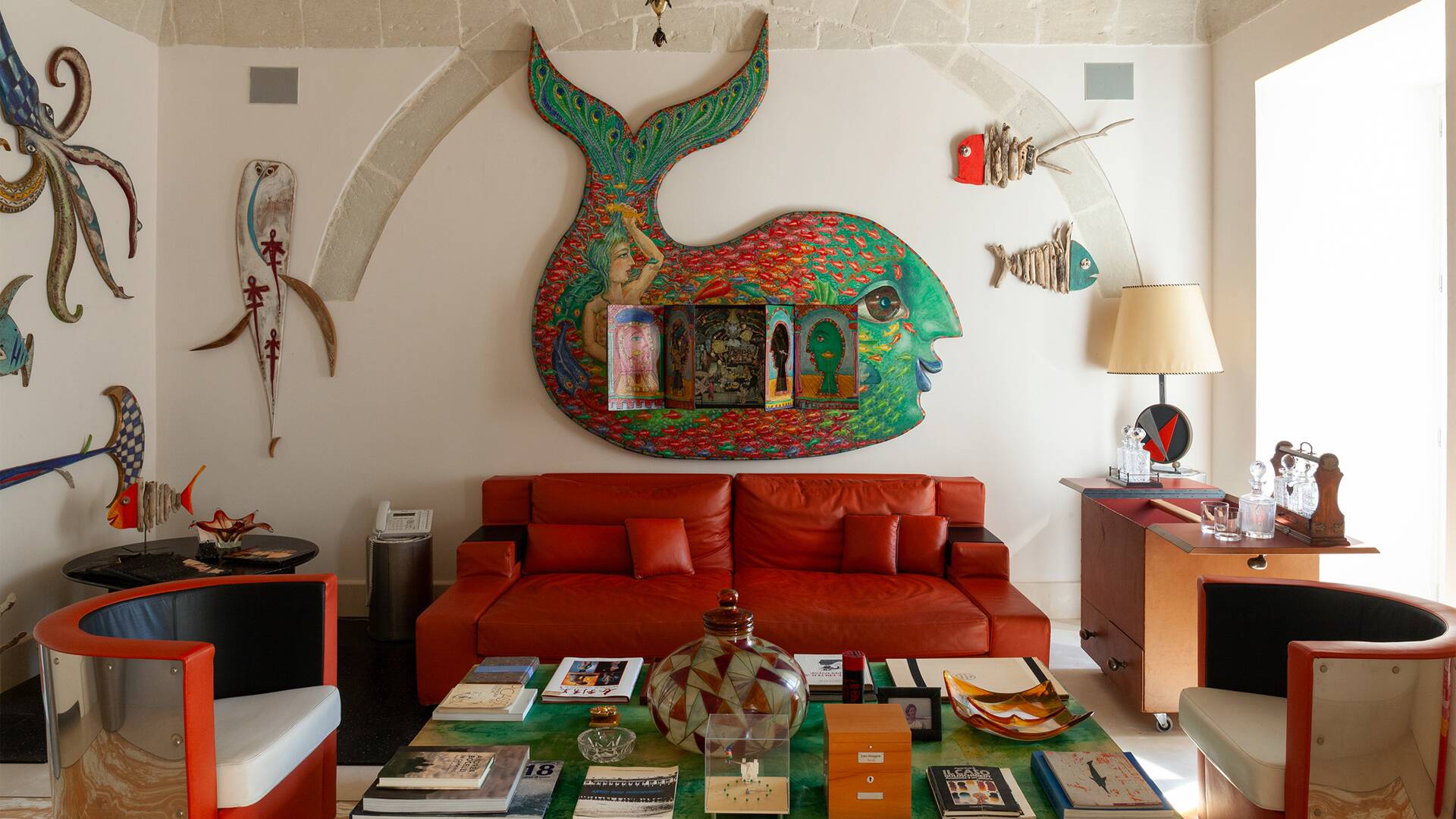 Living room with sofa