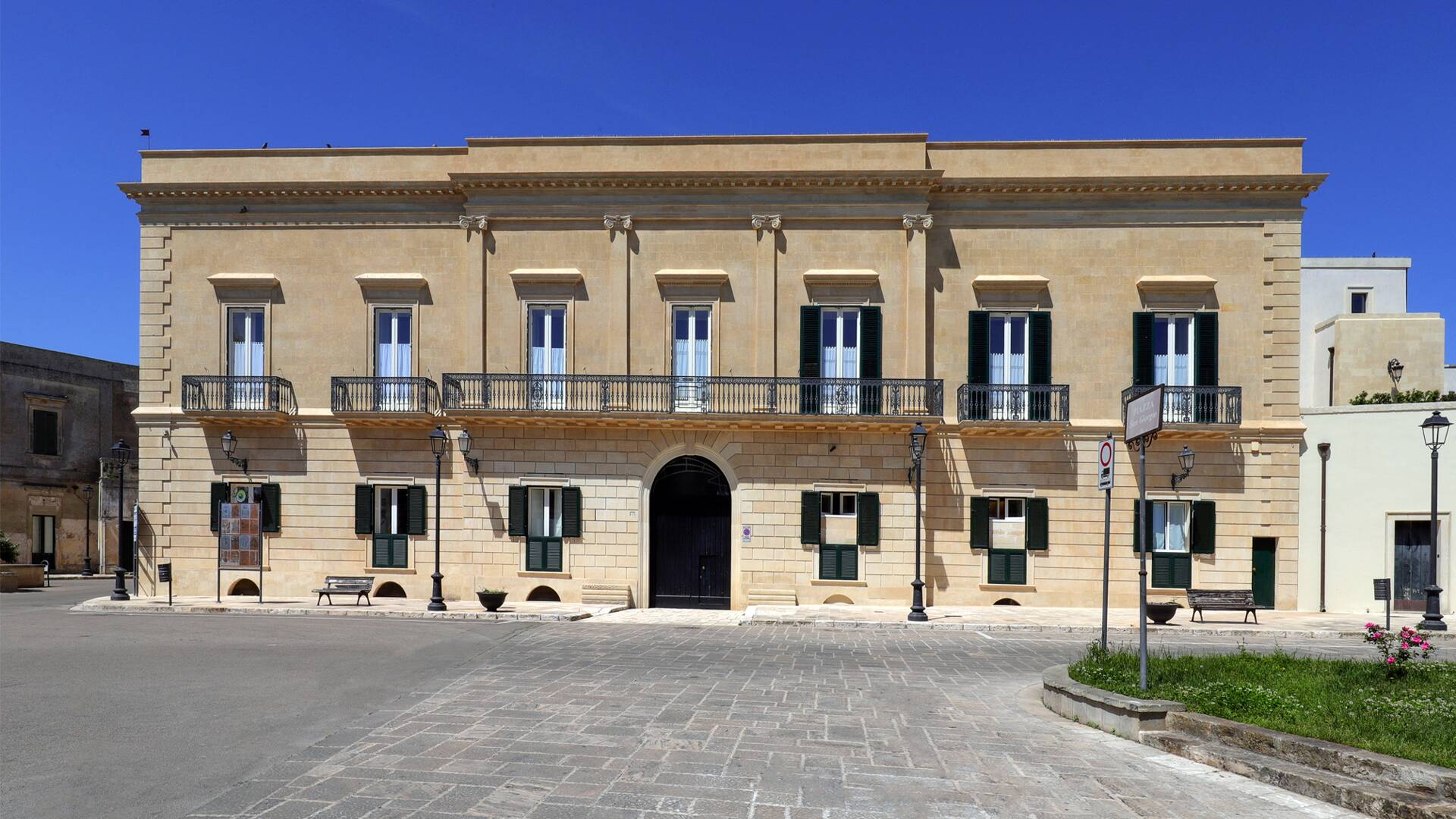 Front of the villa