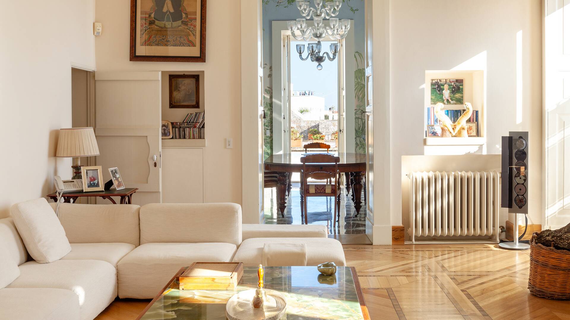 Living room with sofa
