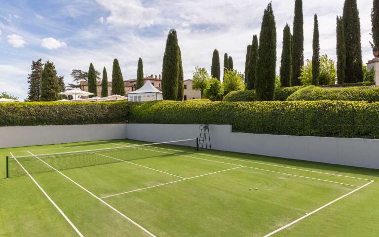 luxury large villa with tennis court