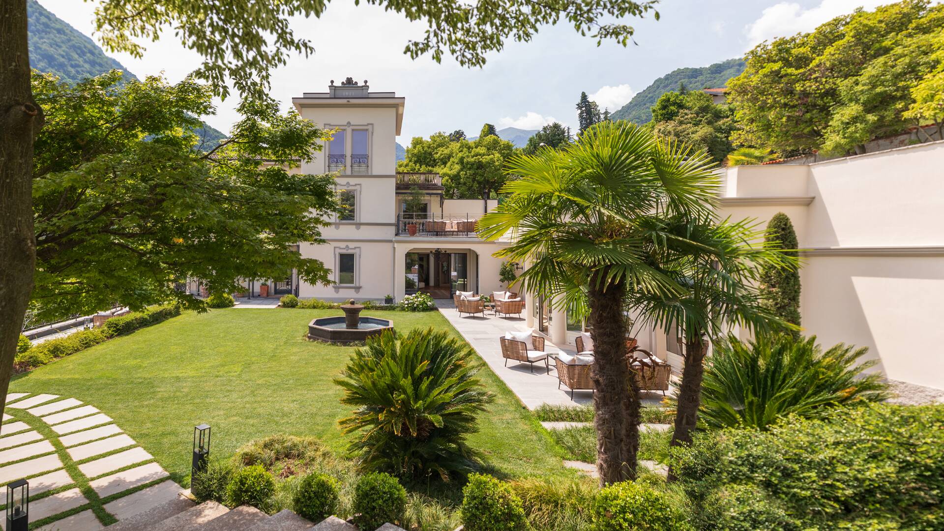 Garden of the villa