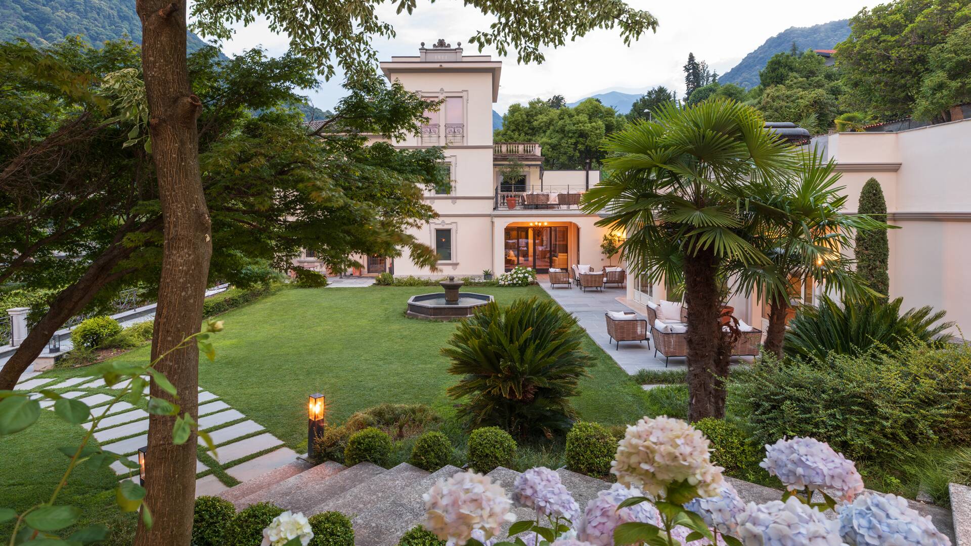 Garden of the villa