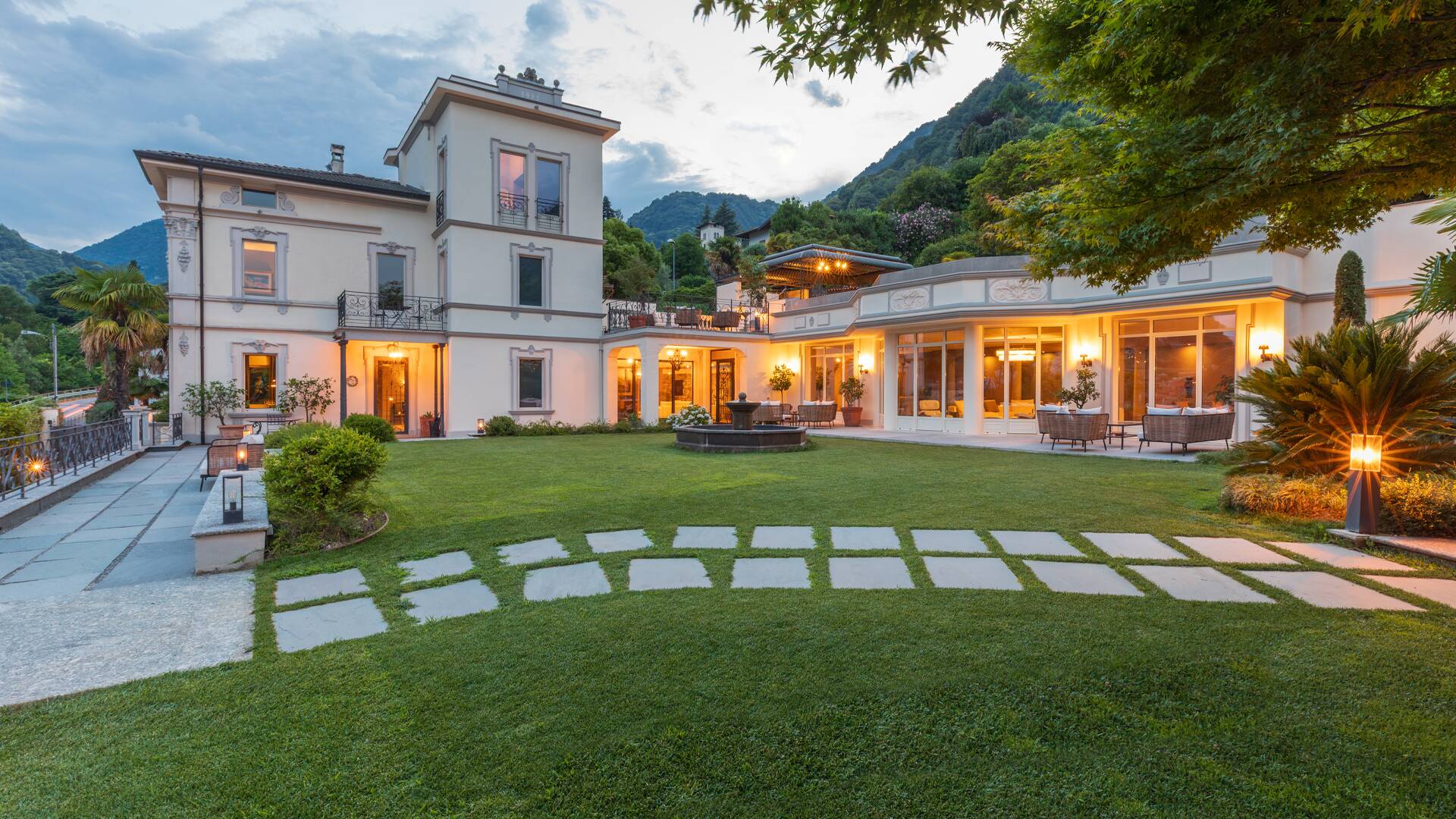 Garden of the villa