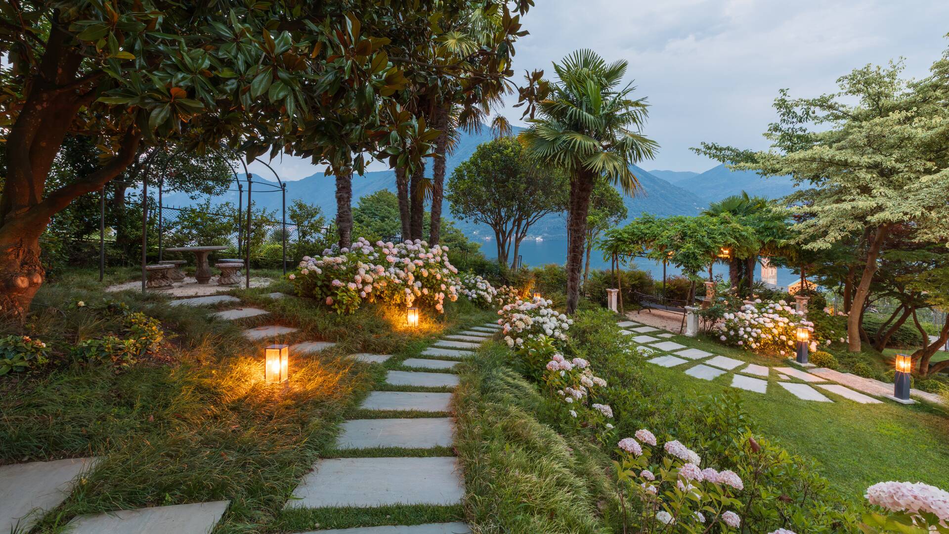 Garden of the villa