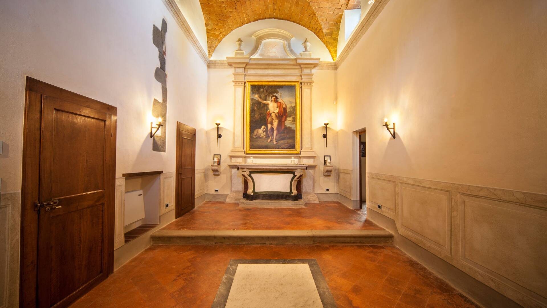 private chapel, main villa lower ground floor