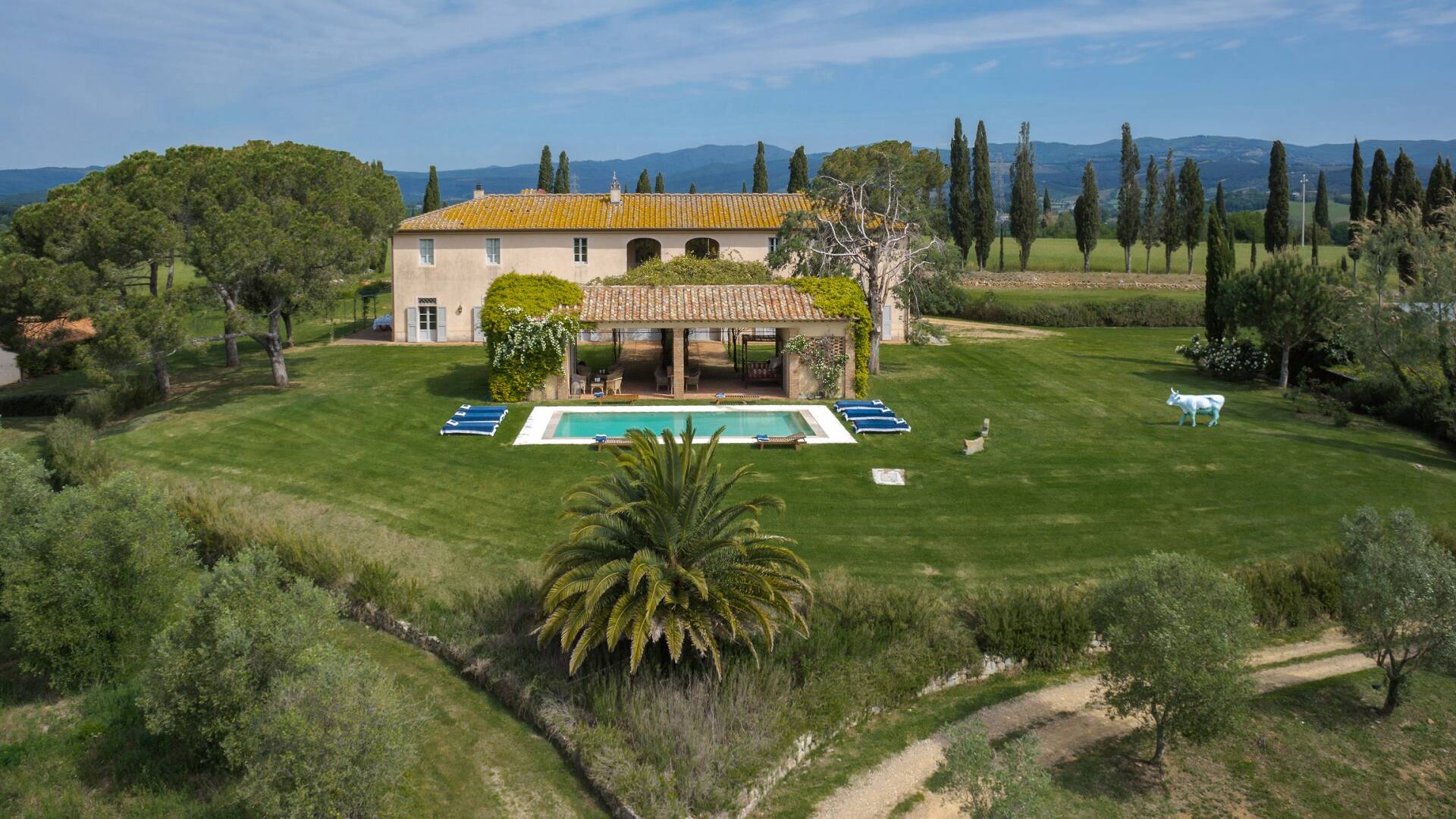 luxury villa Pegaso, Tuscan coast