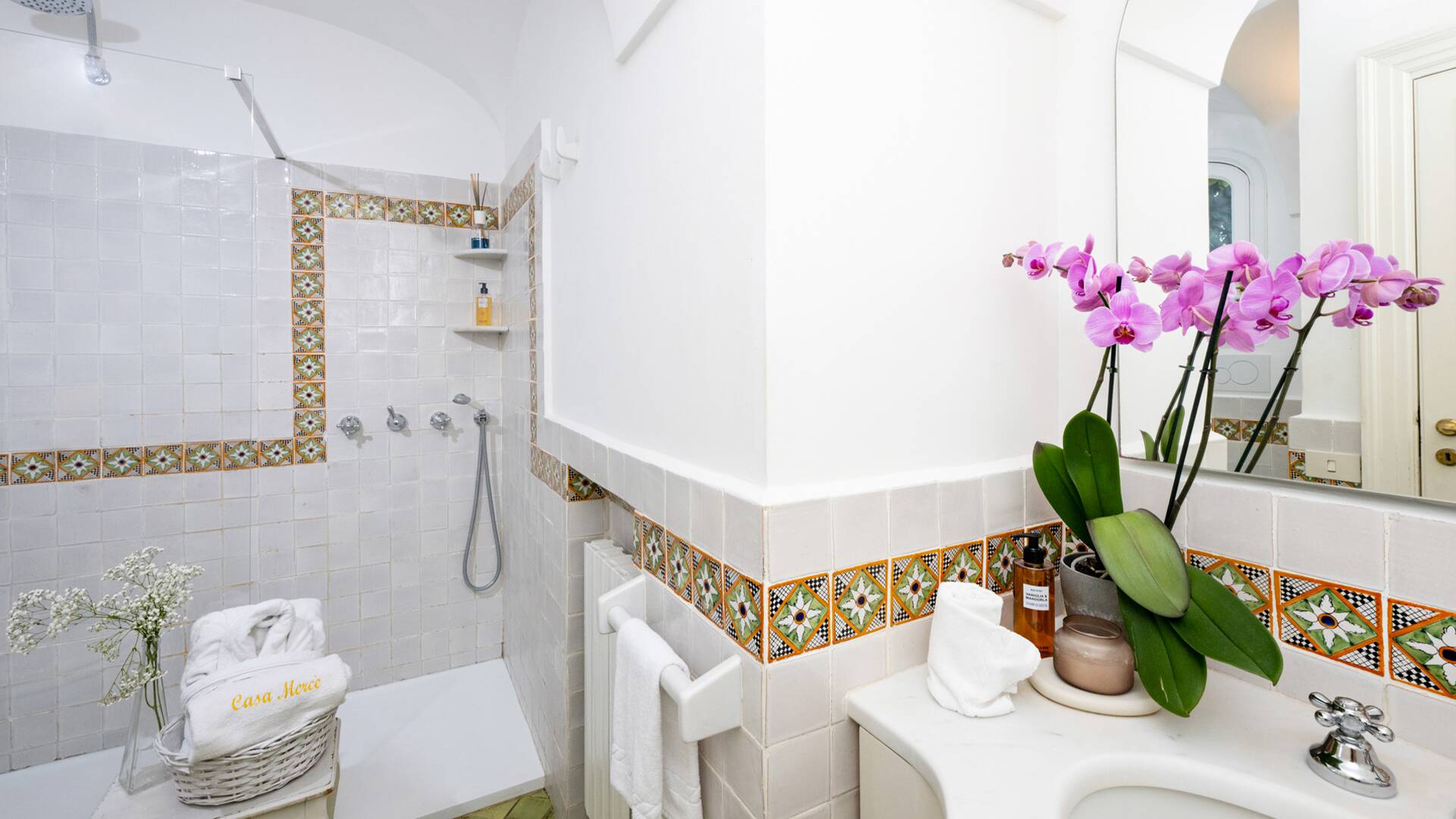 bathroom with walk-in shower