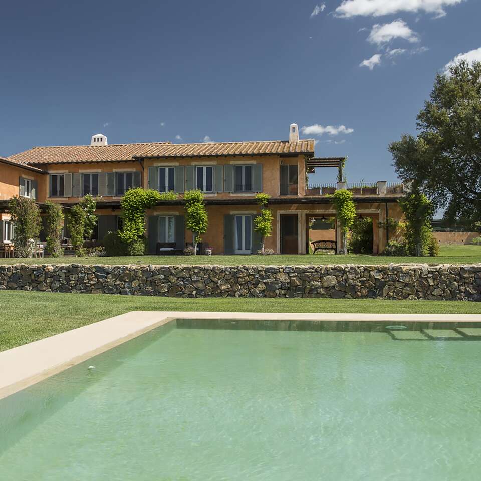 salt water infinity swimming pool