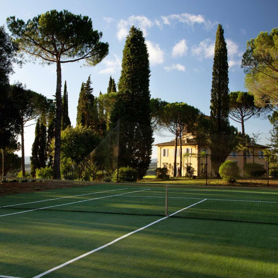 private tennis court