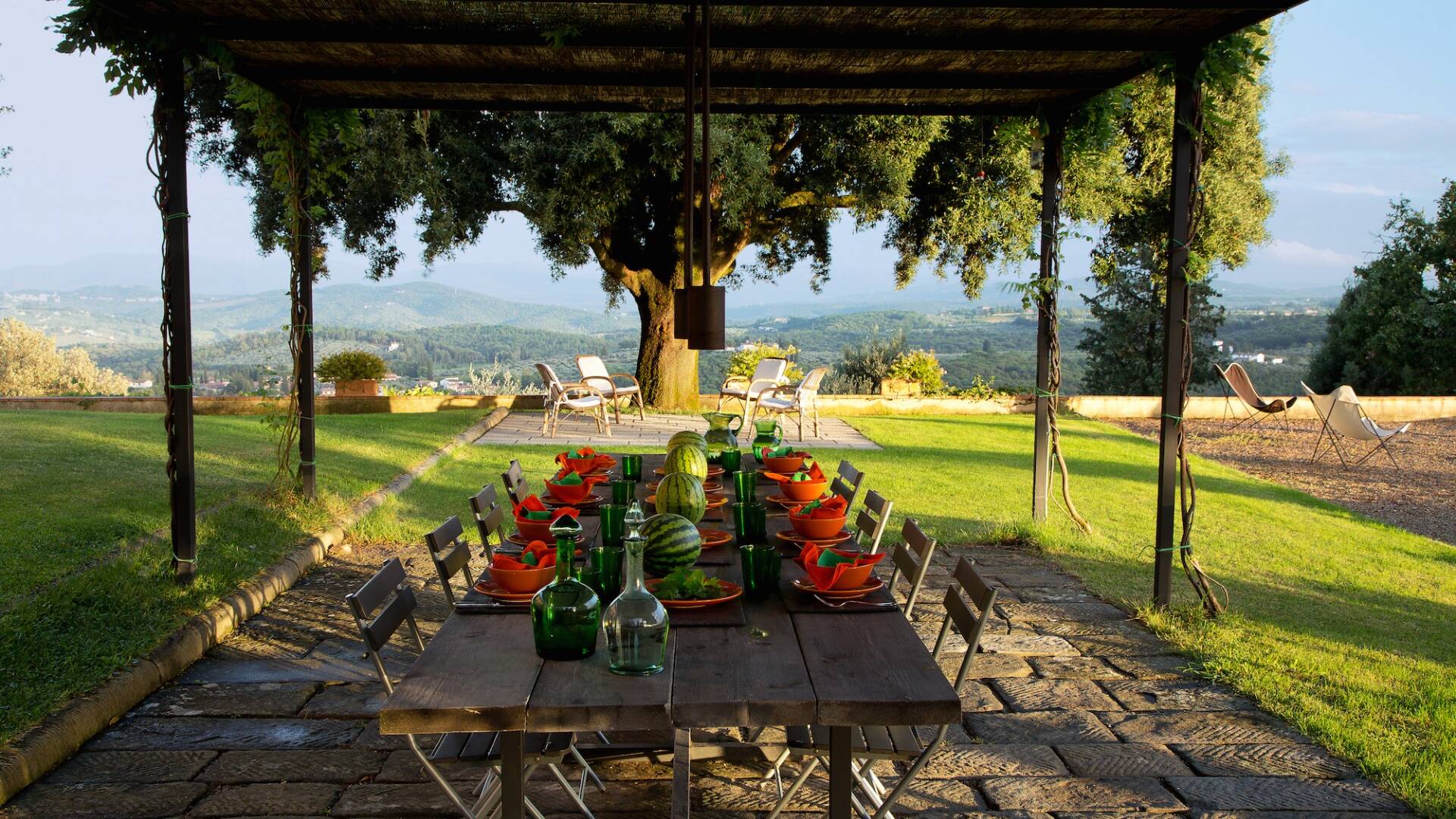 outdoor dining table for alfresco meals