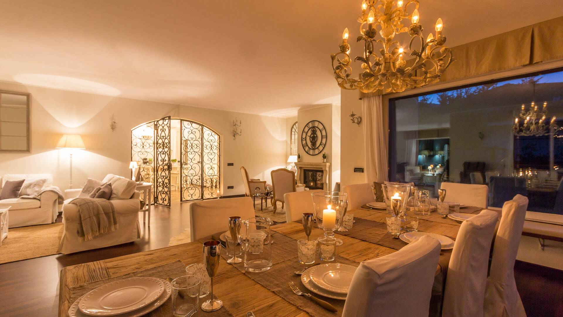 dining and living space