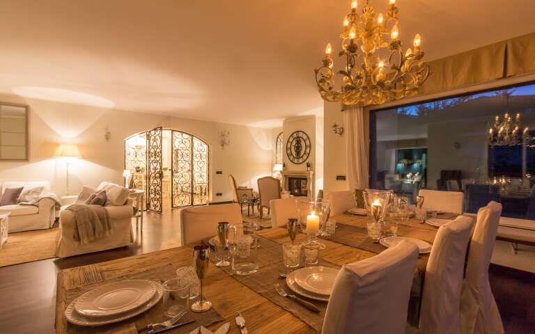 dining and living space