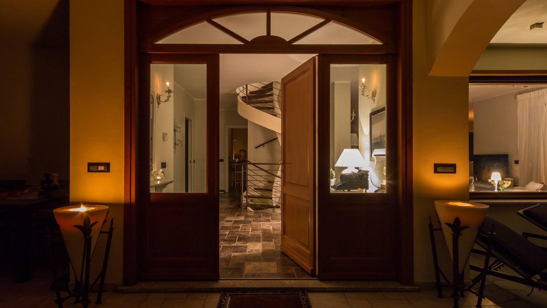 entrance to Villa Alano