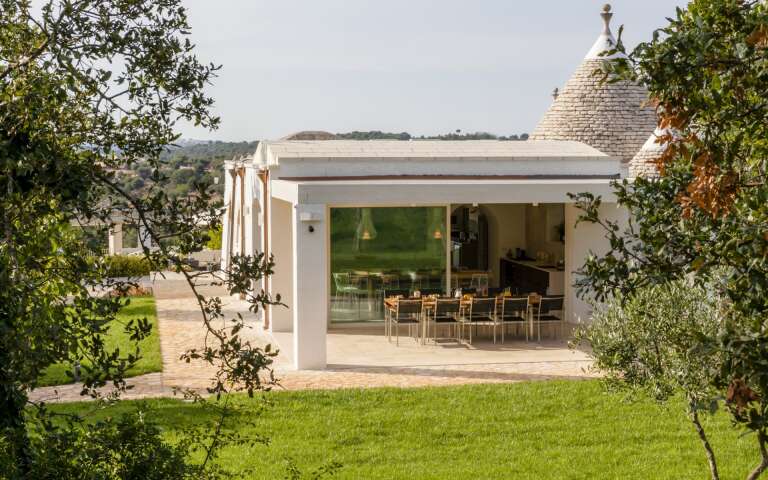 kitchen and al fresco dining area