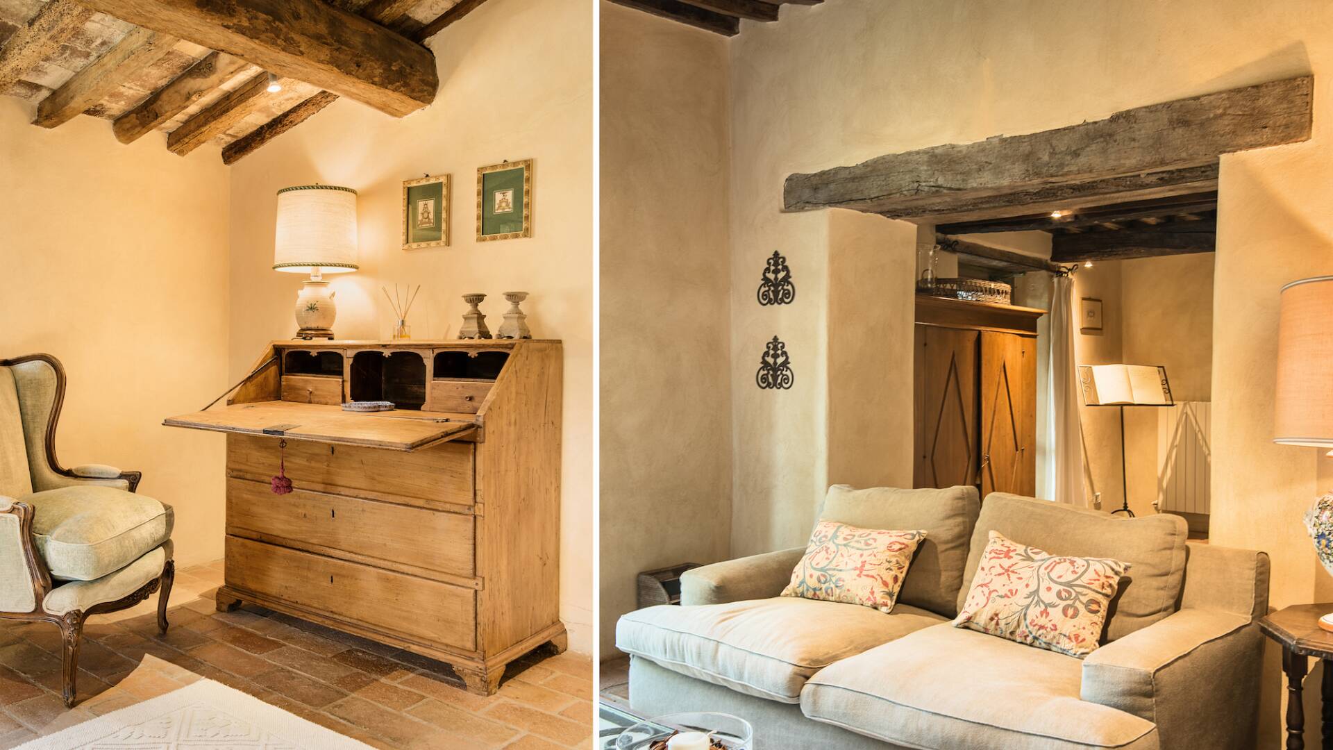 luxury vacation family villa for rent in Umbria, Tuscany boarder immersed in the countryside