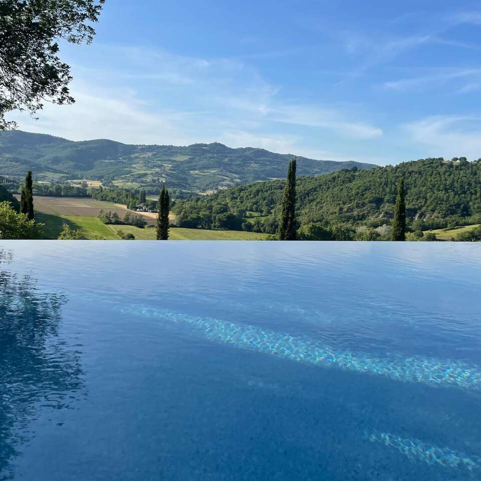view from the swimming pool 