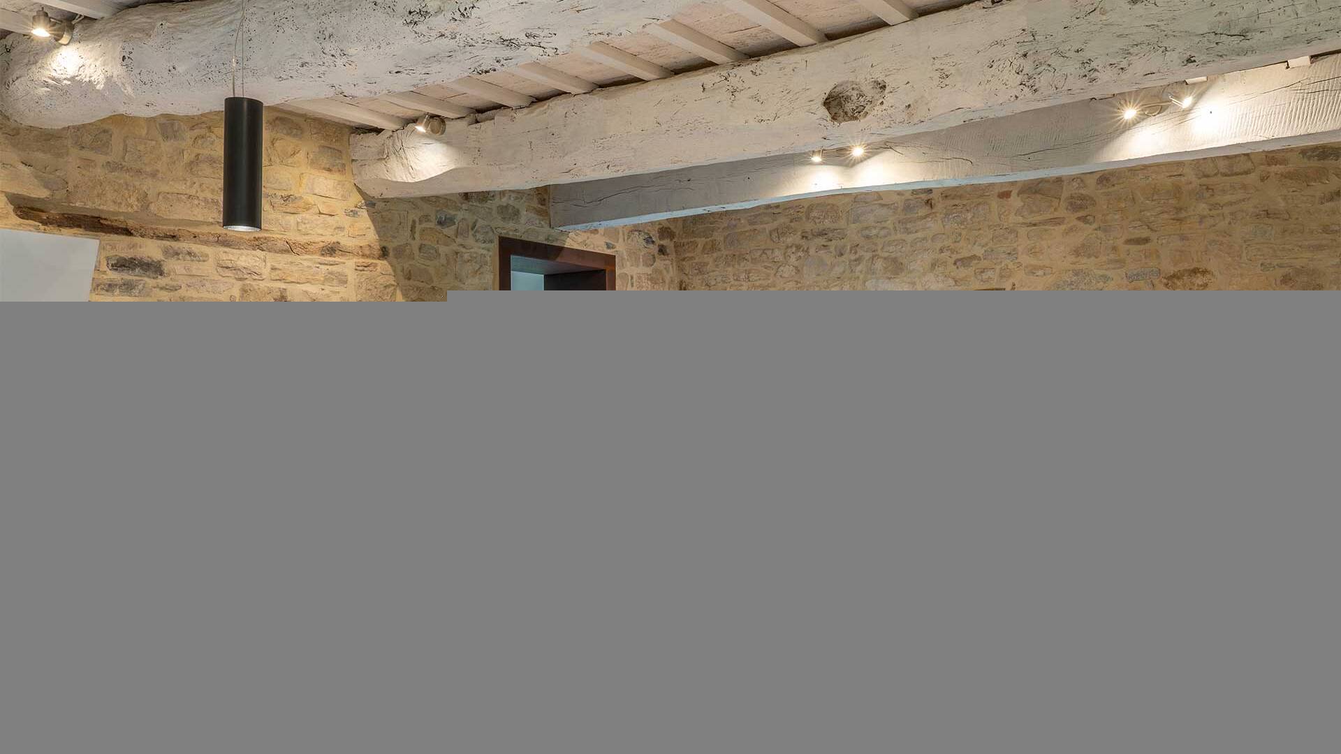 large kitchen and dining table