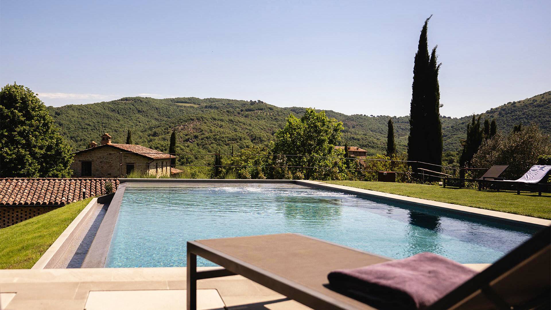 view from the swimming pool 