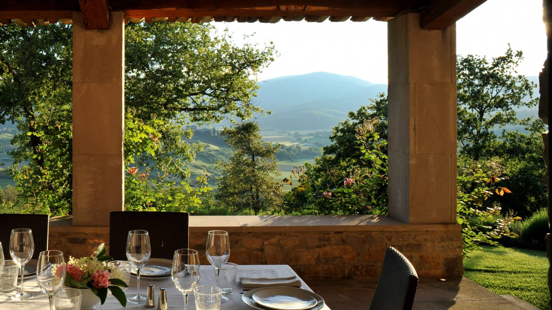 al fresco dining area