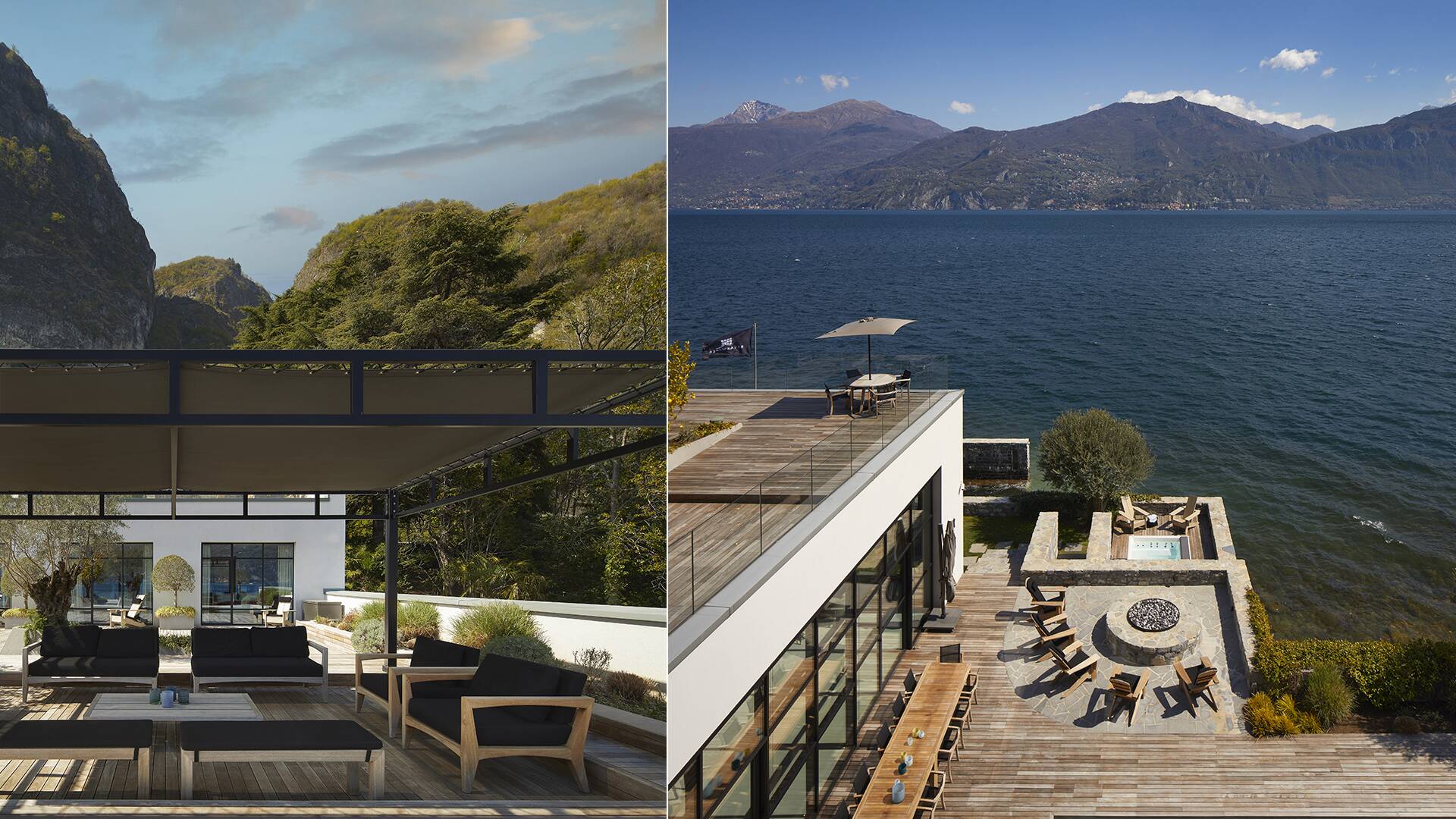 luxury Villa Breakwater Griante for rent in Lake Como