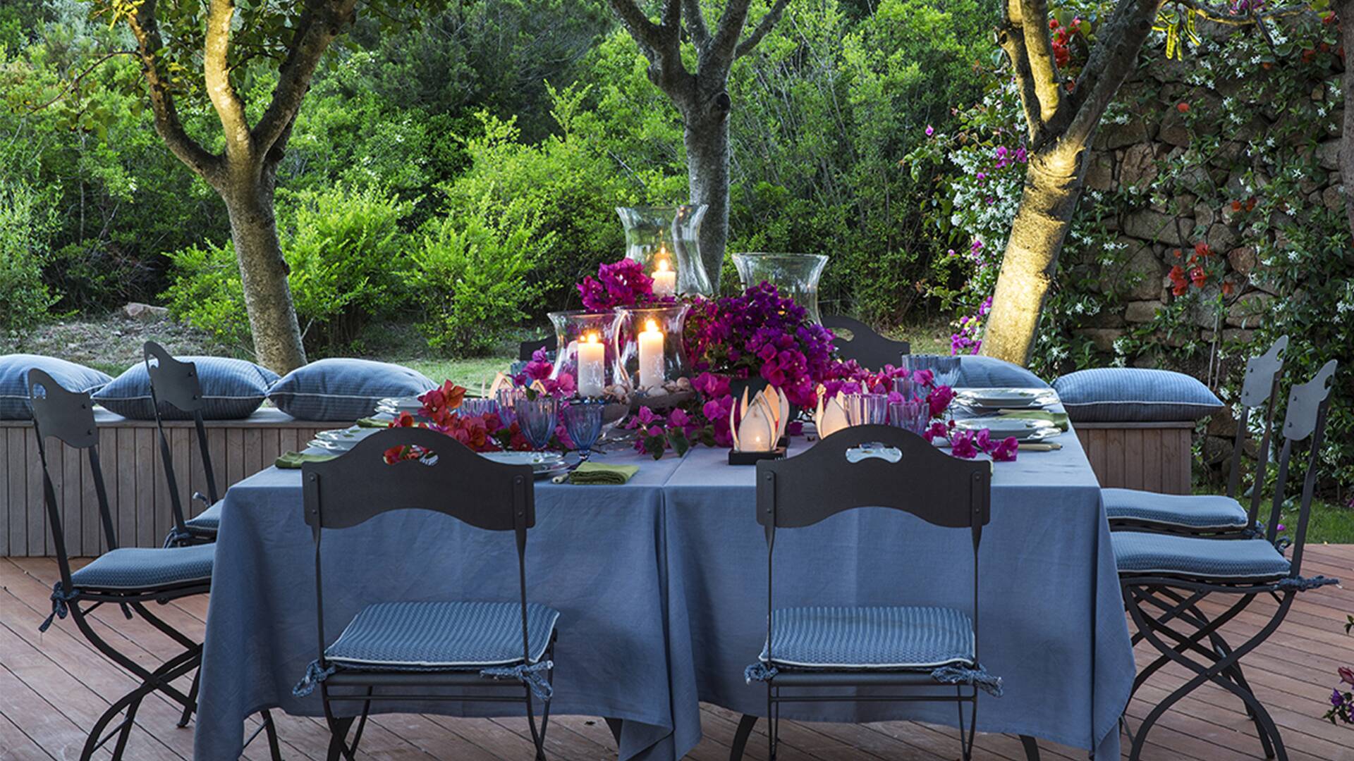 al fresco dining area