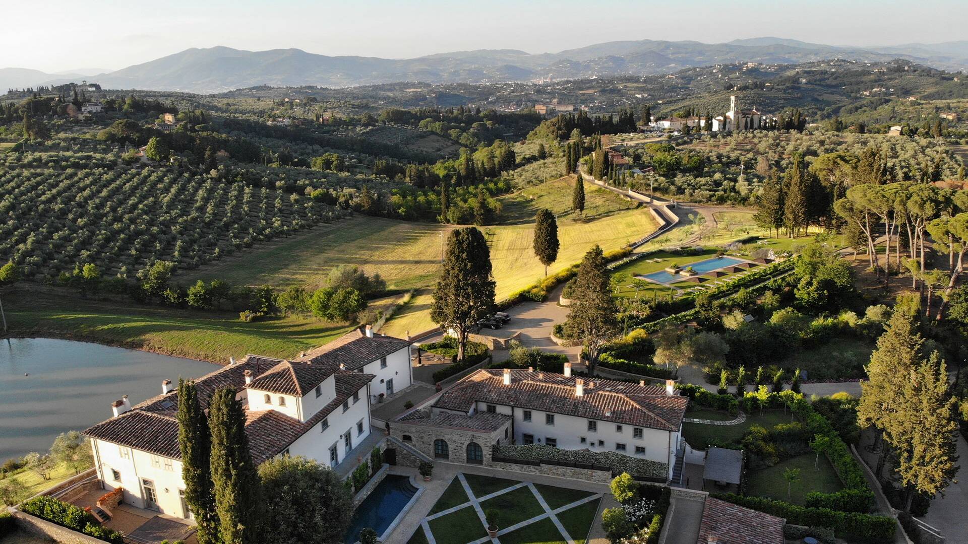 view over luxury villa Grillanda