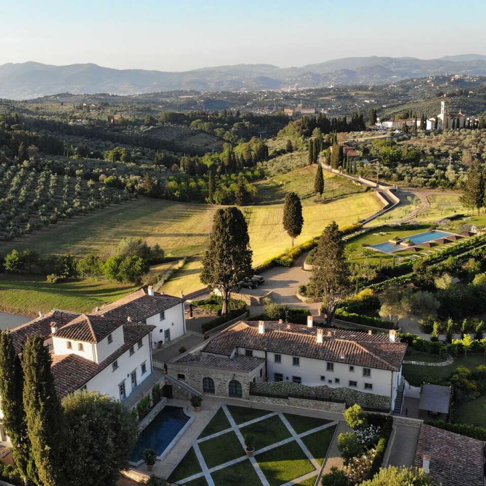 view over luxury villa Grillanda
