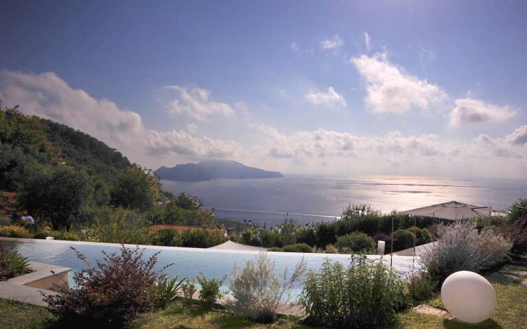 La Pietra facing Capri island