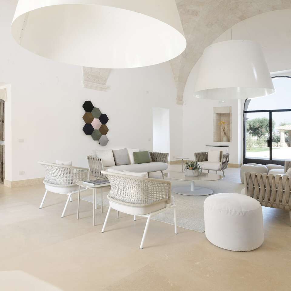 living room, modern villa for rent