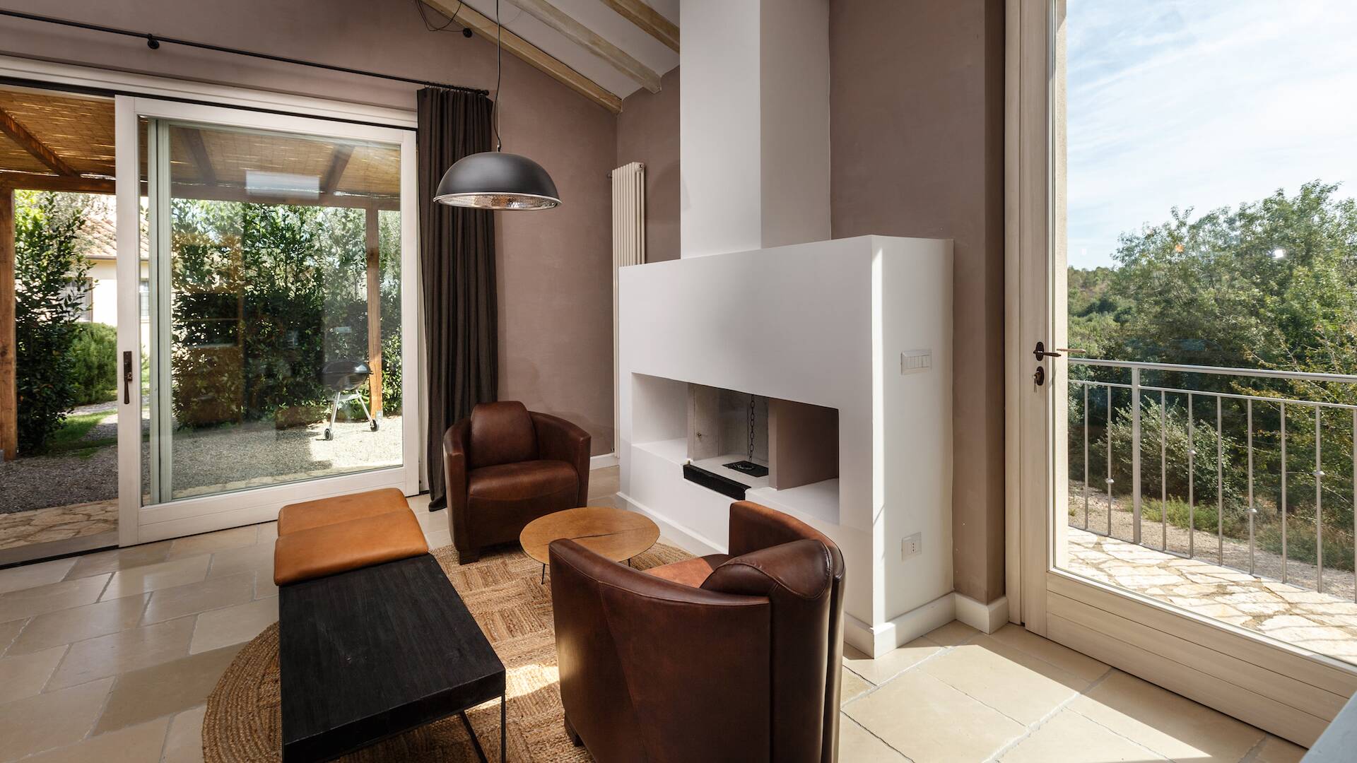 guest house, living area