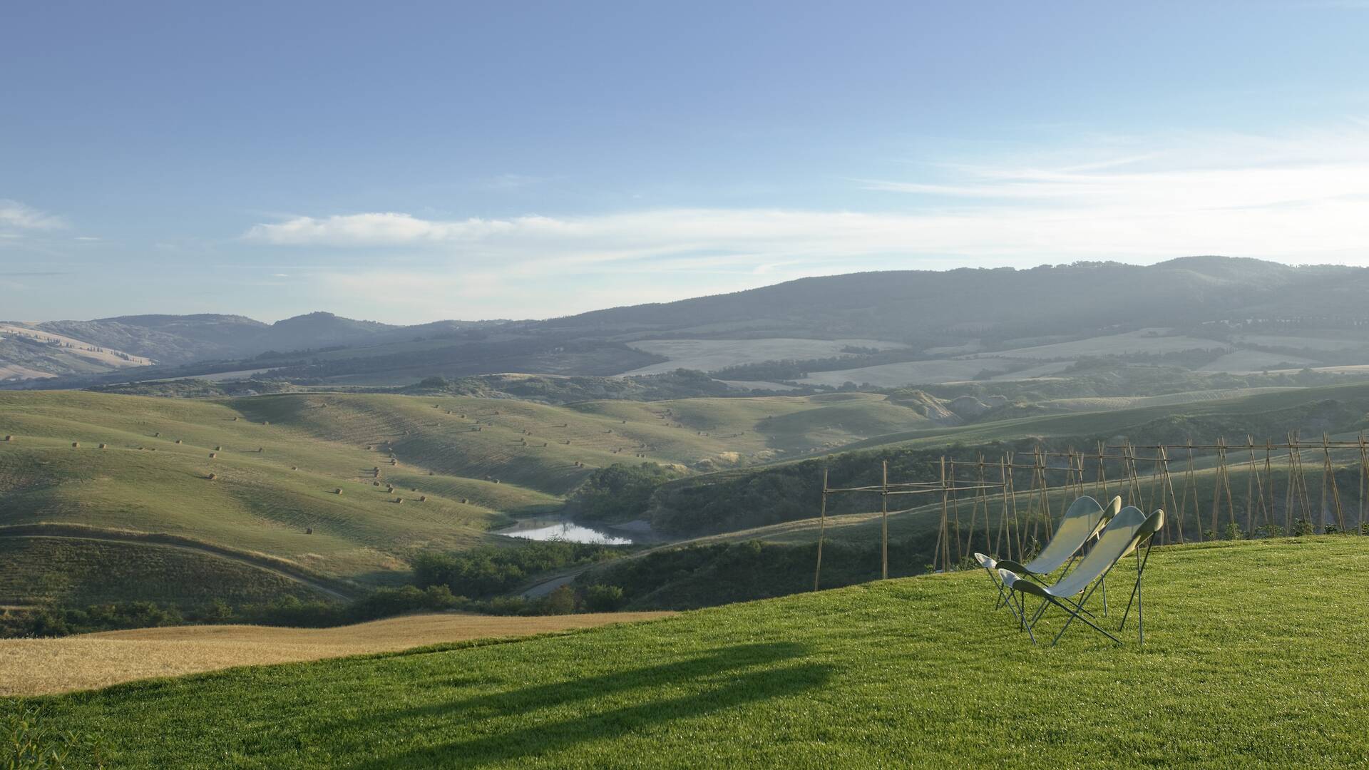 the Val d'Orcia setting