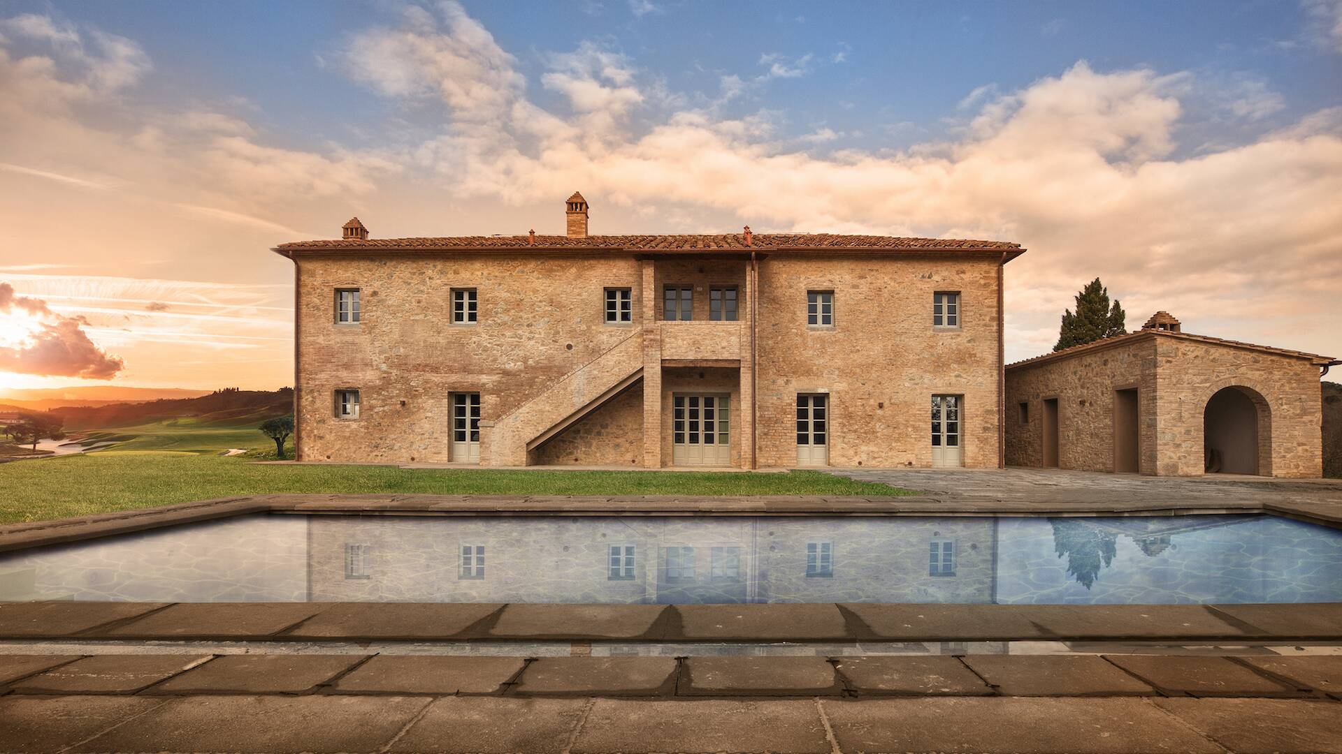 Indaco and  private swimming pool