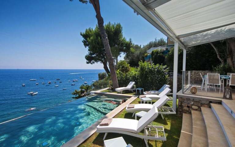 swimming pool with seaview