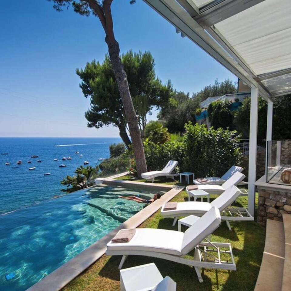 swimming pool with seaview