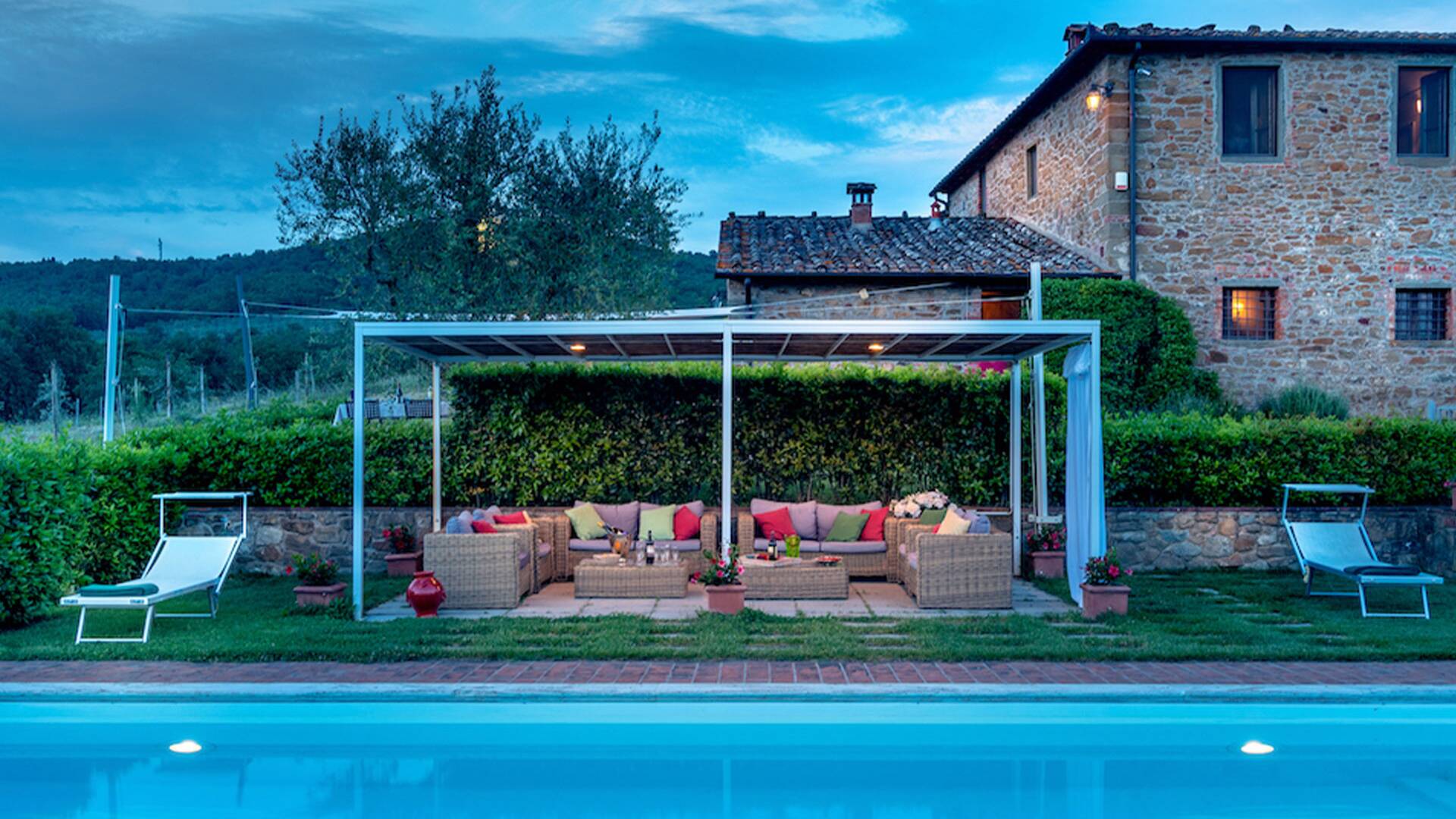 luxury villa Merlini for weekly rental 