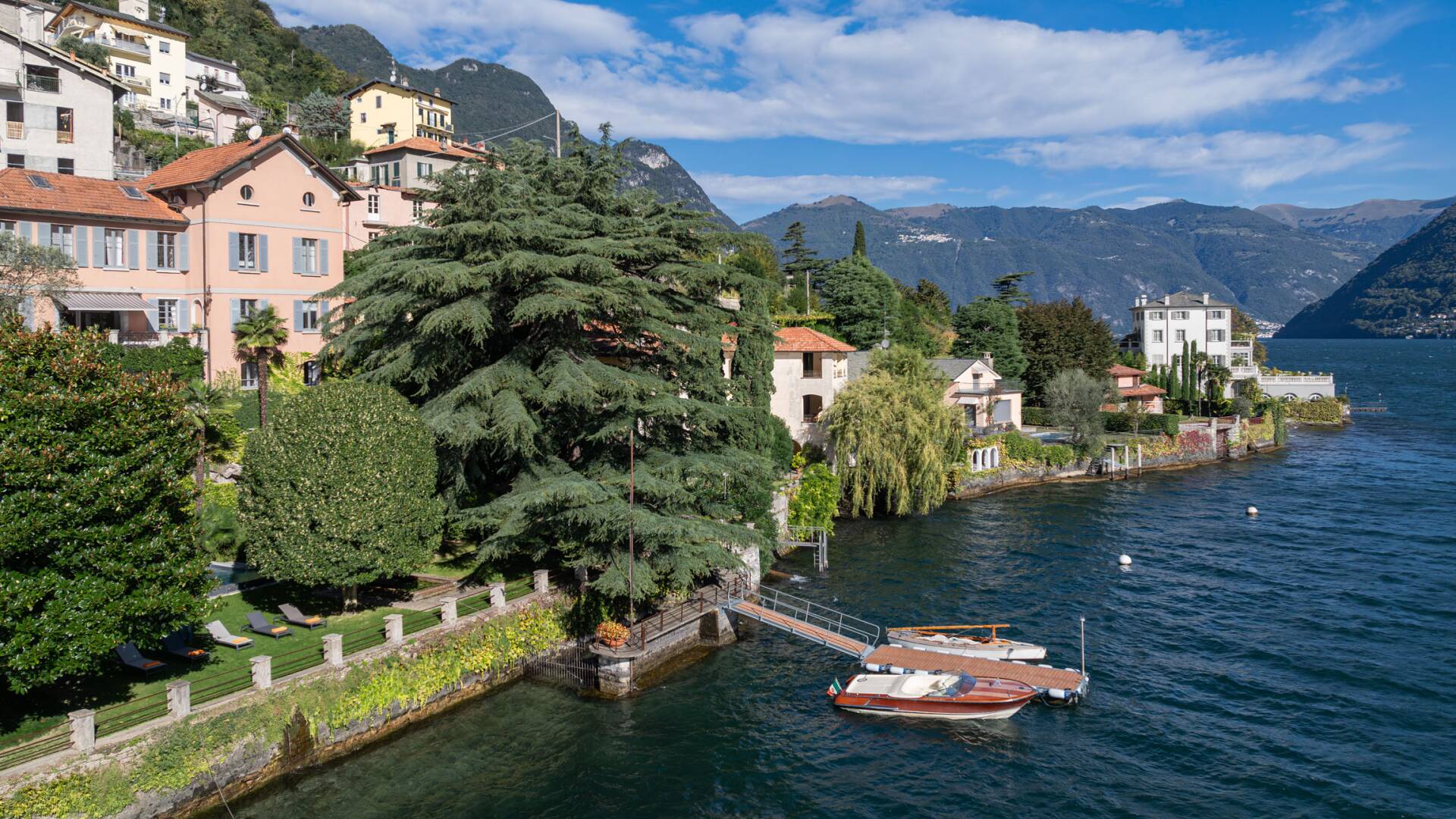 luxury vacation villa Greta for weekly rentals in lake Como