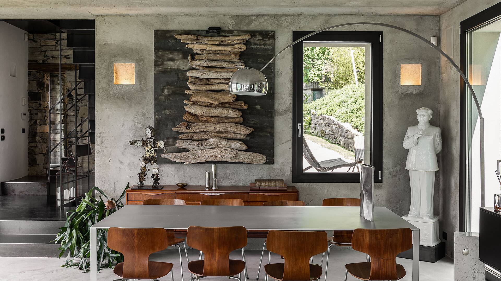 exclusive dining area with luxury furniture