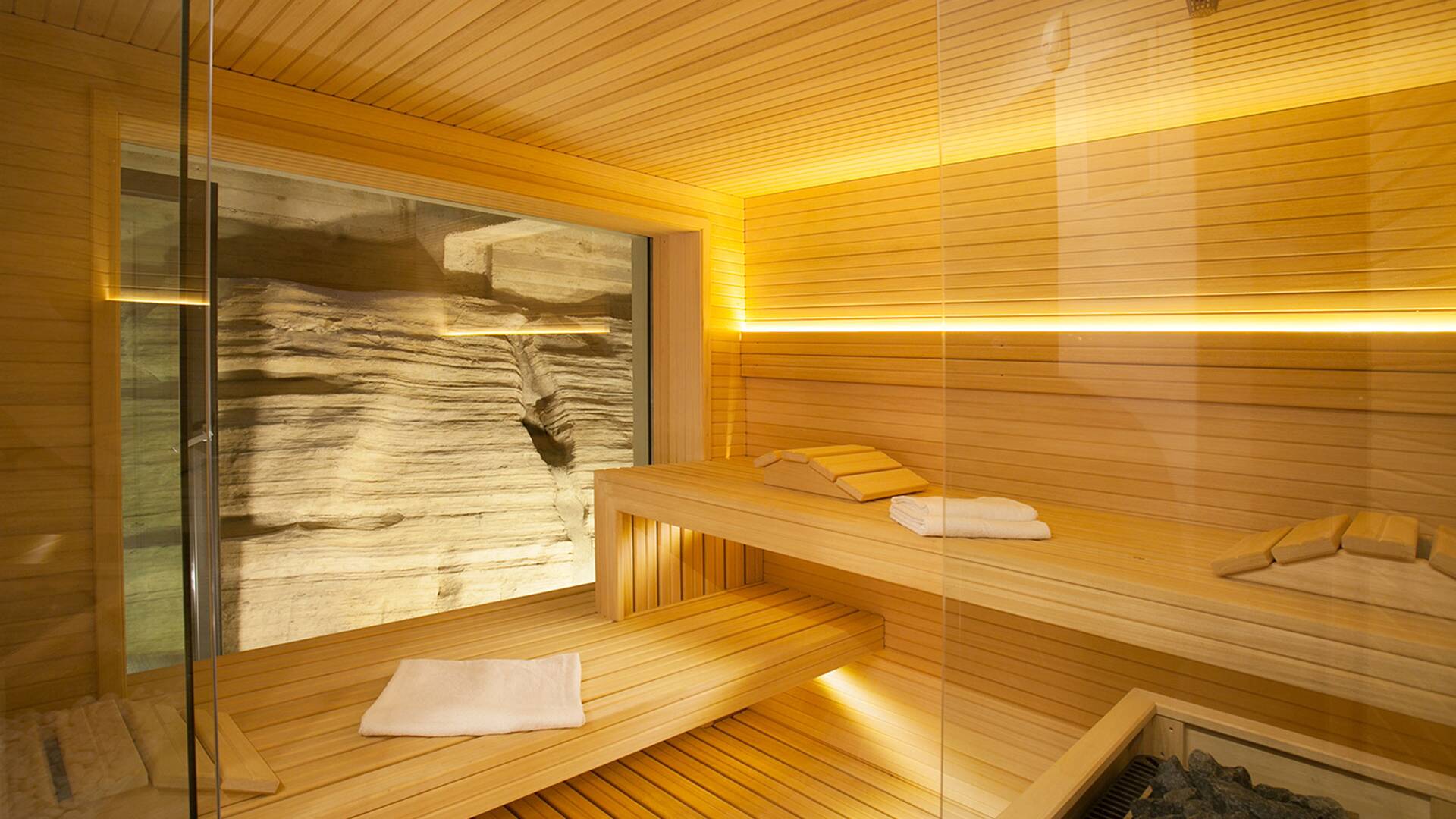 luxury sauna