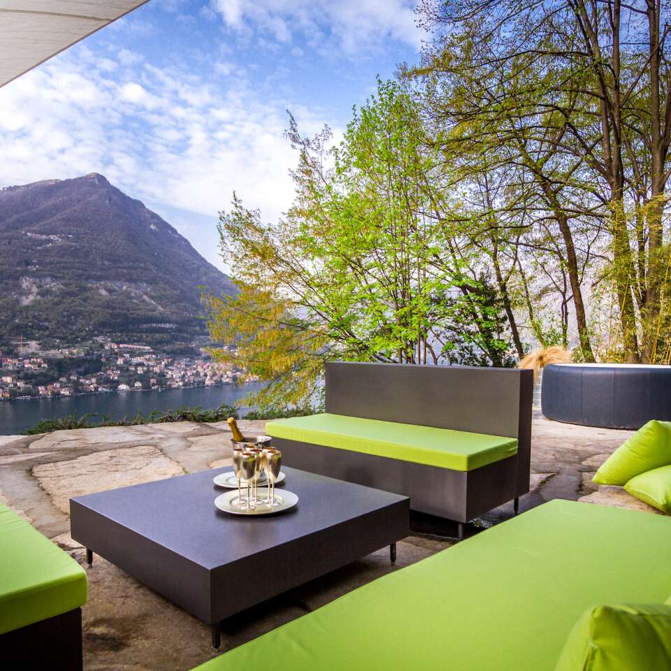 covered outdoor sitting area