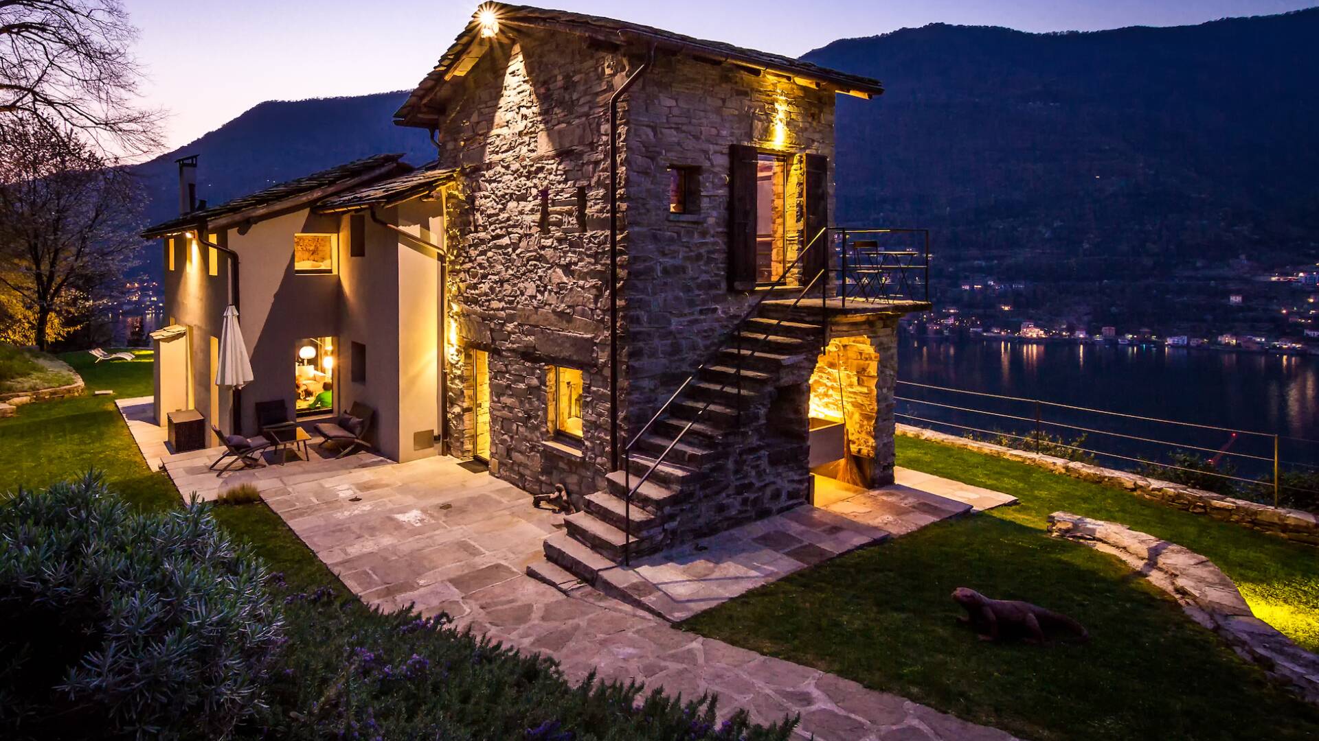 luxury vacation villa Felce for weekly rentals in Lake Como, Italy