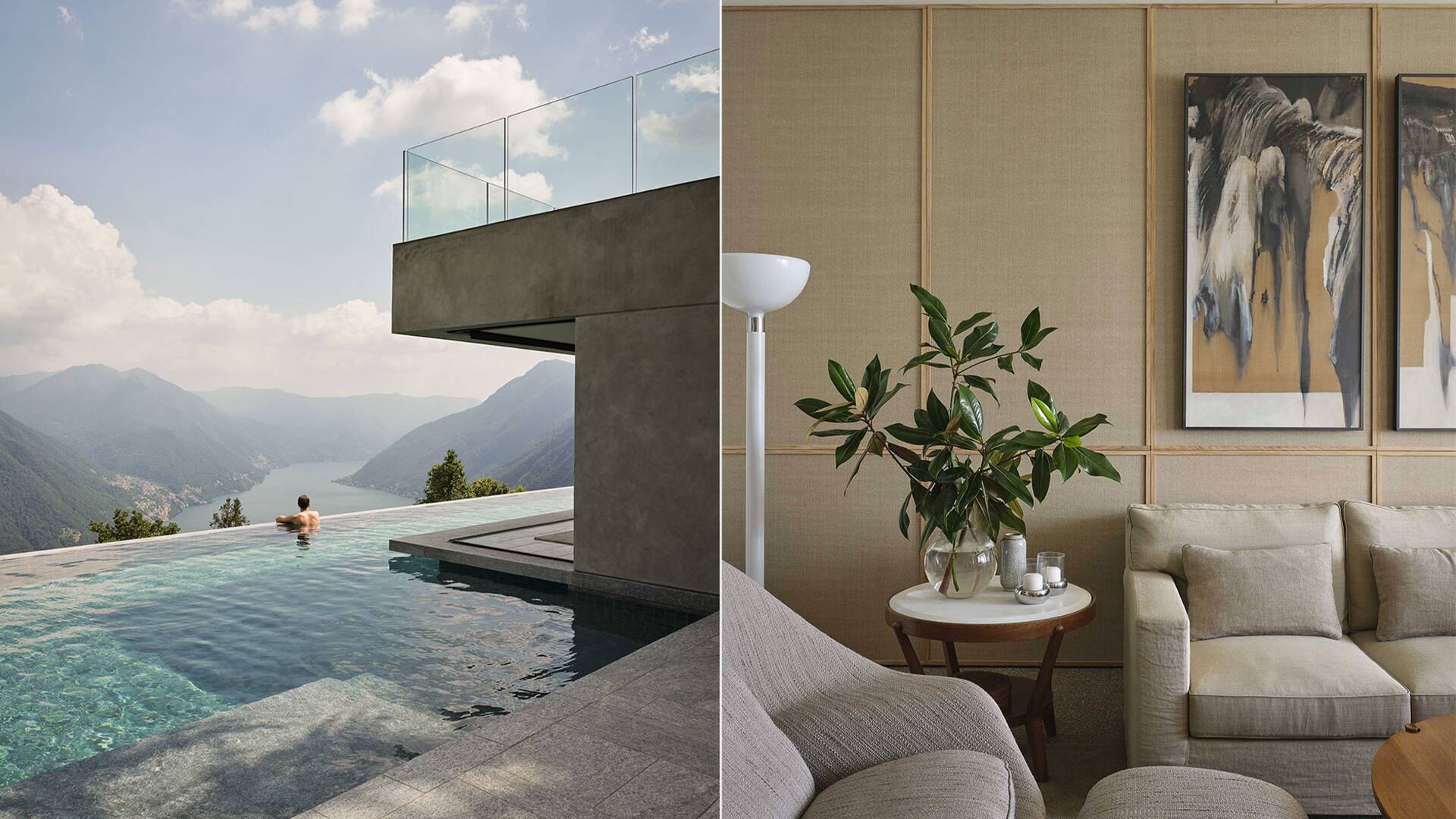 Luxury villa Aquila Reale for weekly rental Como Lake