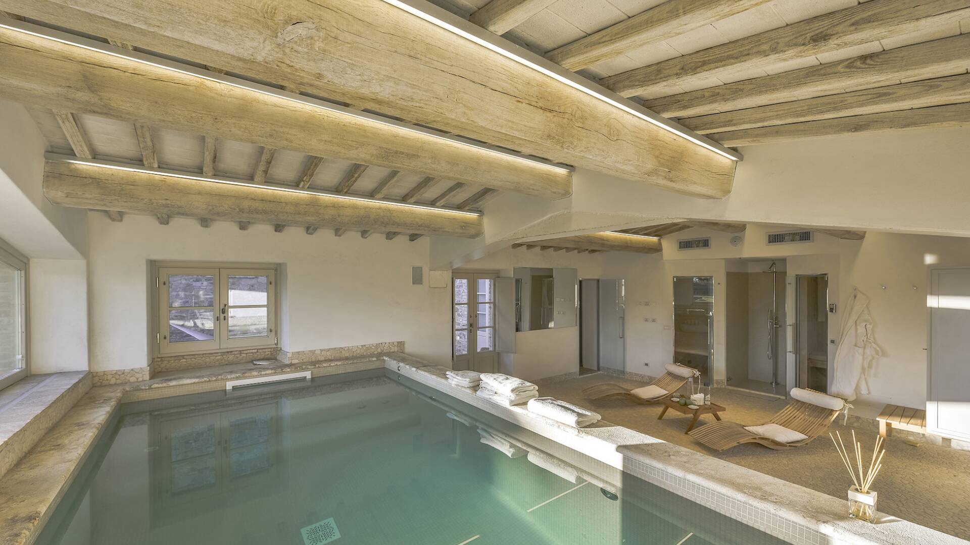 indoor heated swimming pool