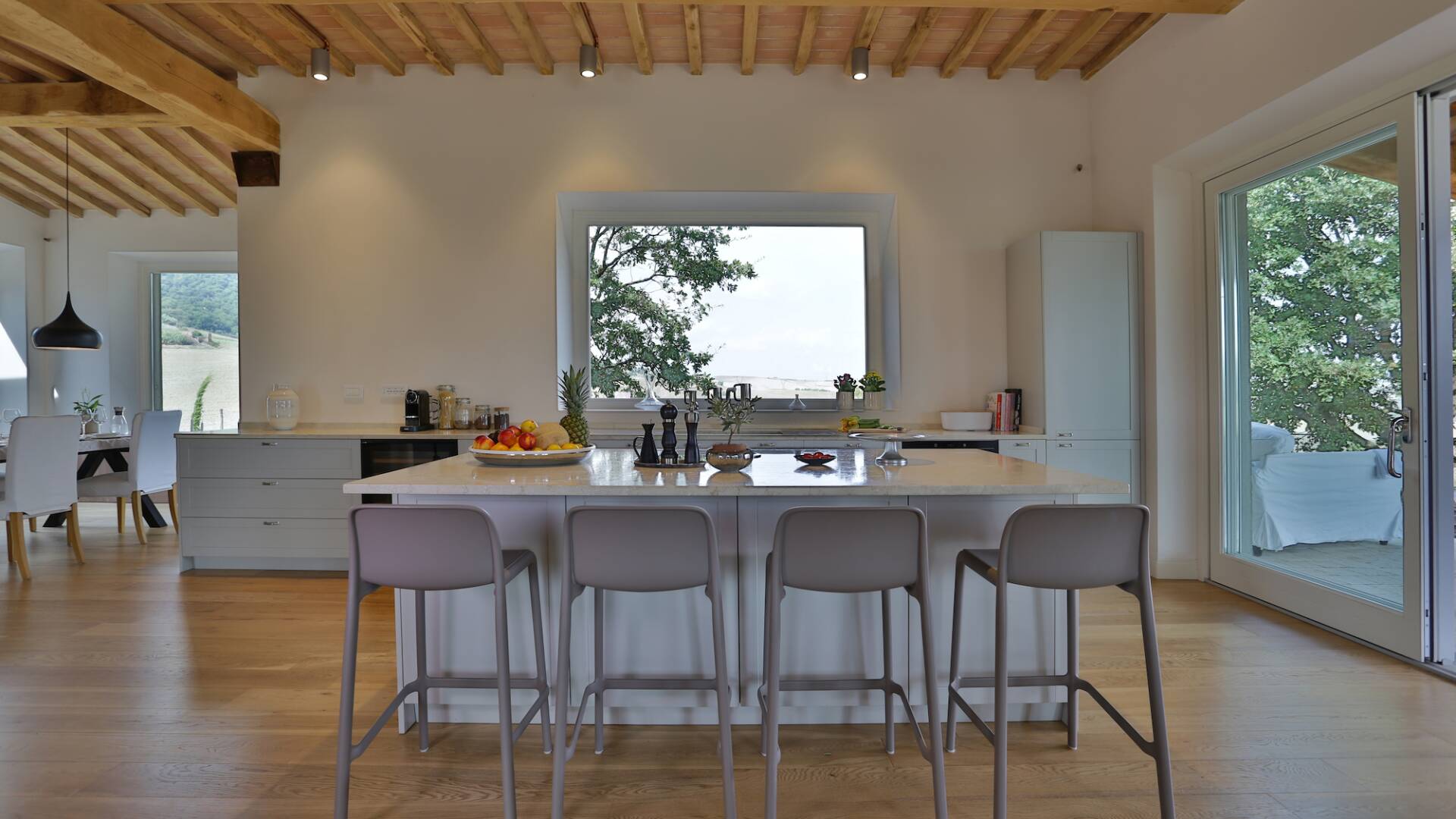 luxury vacation rentals in a contemporary Tuscan villa