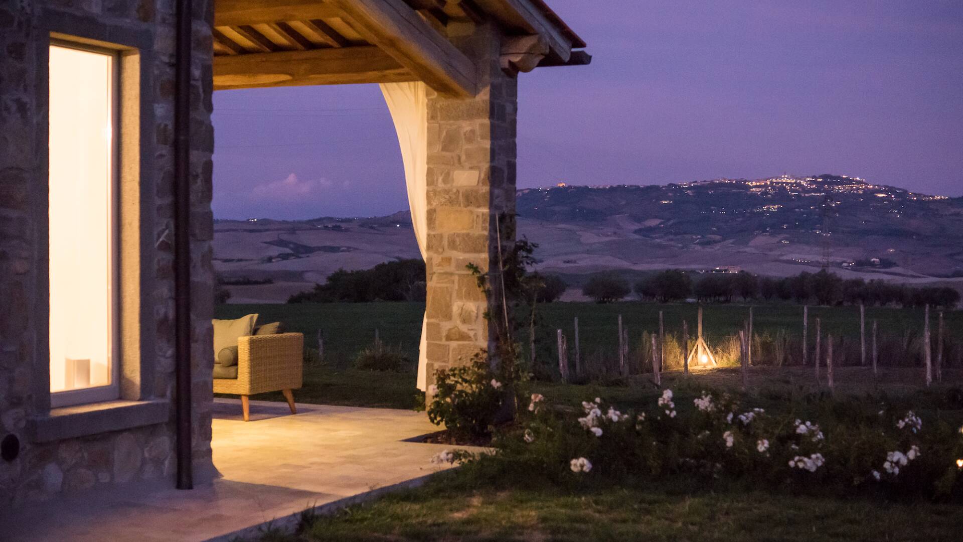 luxury vacation rentals in a contemporary Tuscan villa