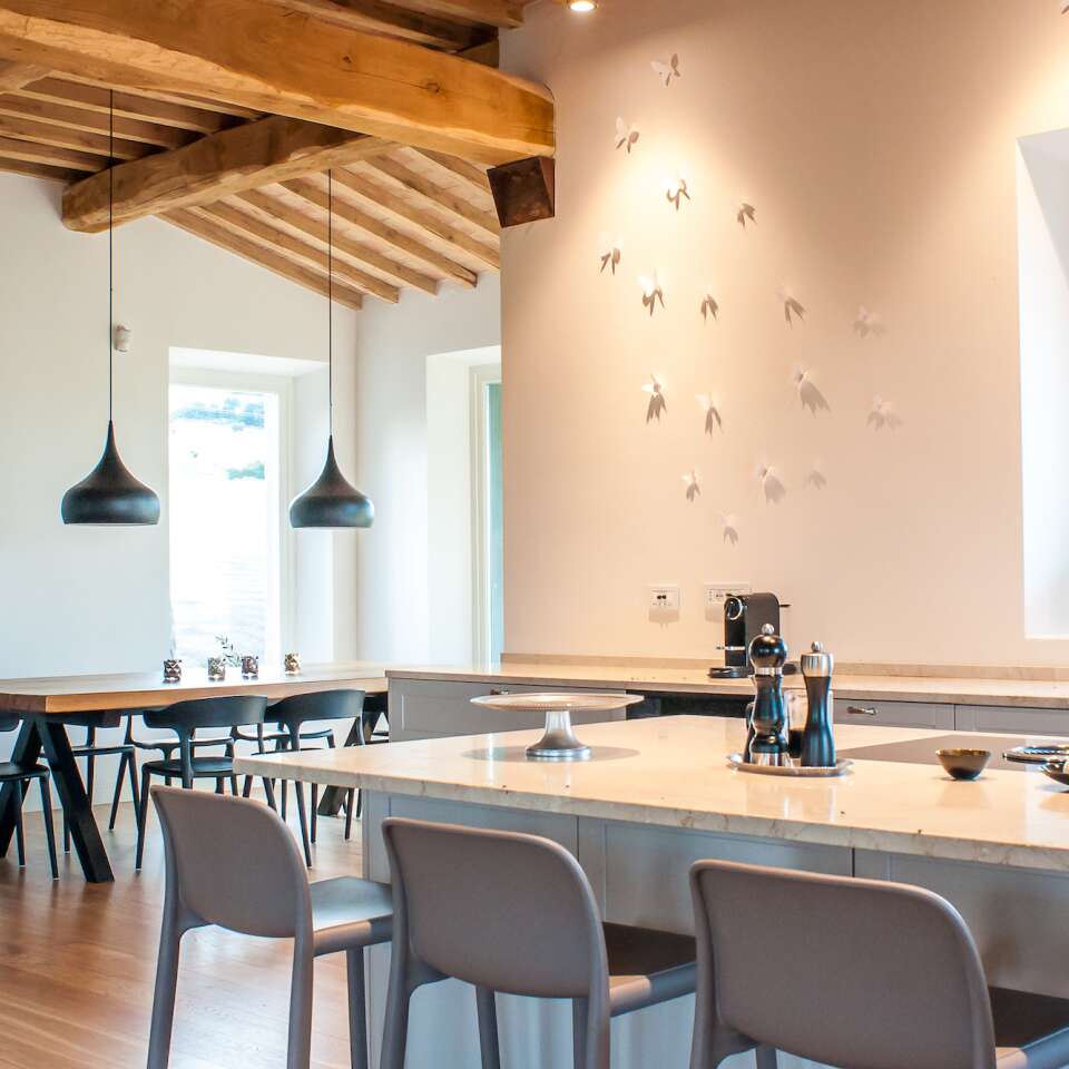 luxury vacation rentals in a contemporary Tuscan villa