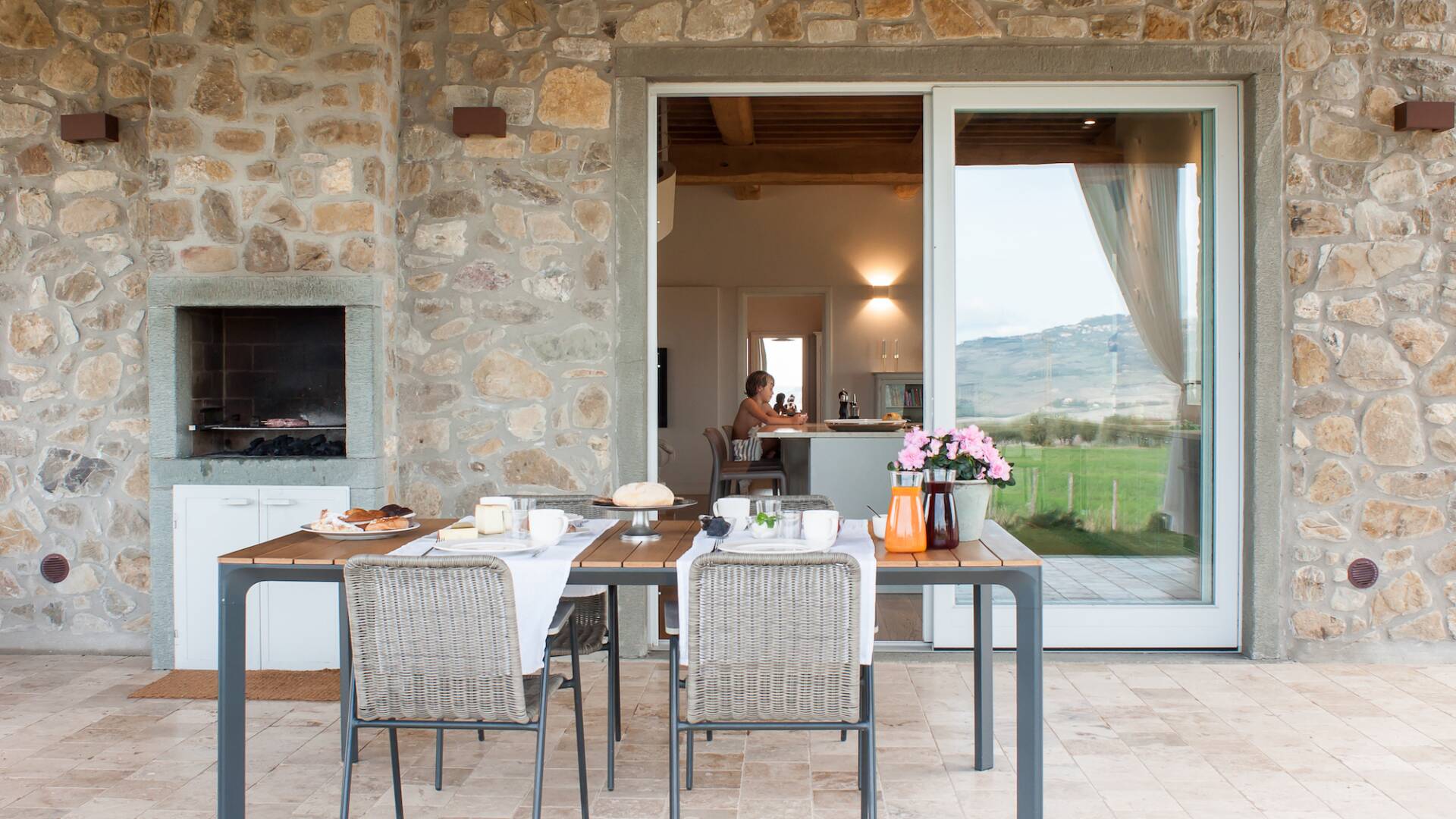 luxury vacation rentals in a contemporary Tuscan villa