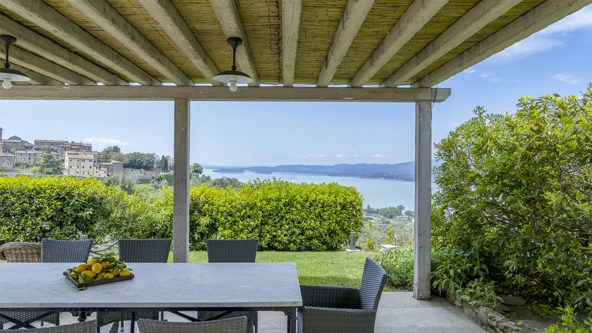 al fresco dining area