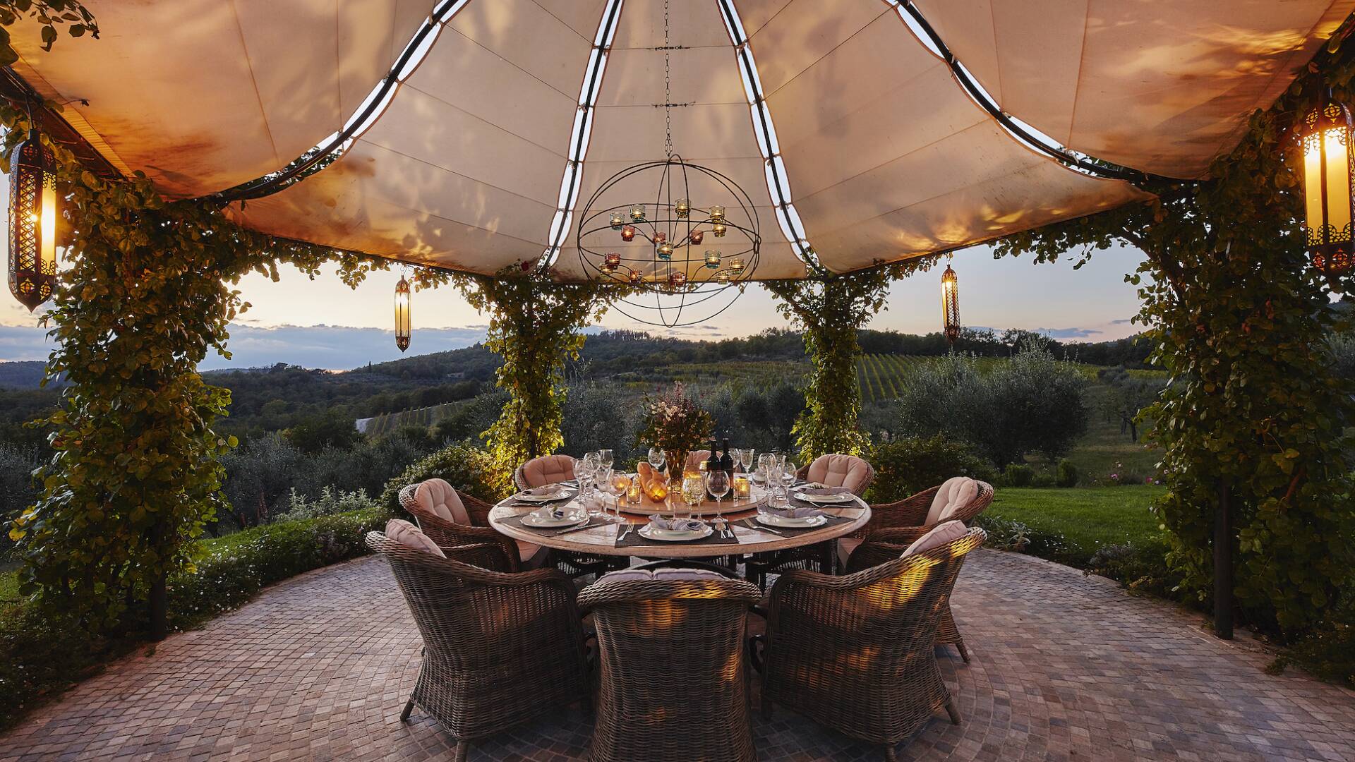 gazebo for al fresco dining