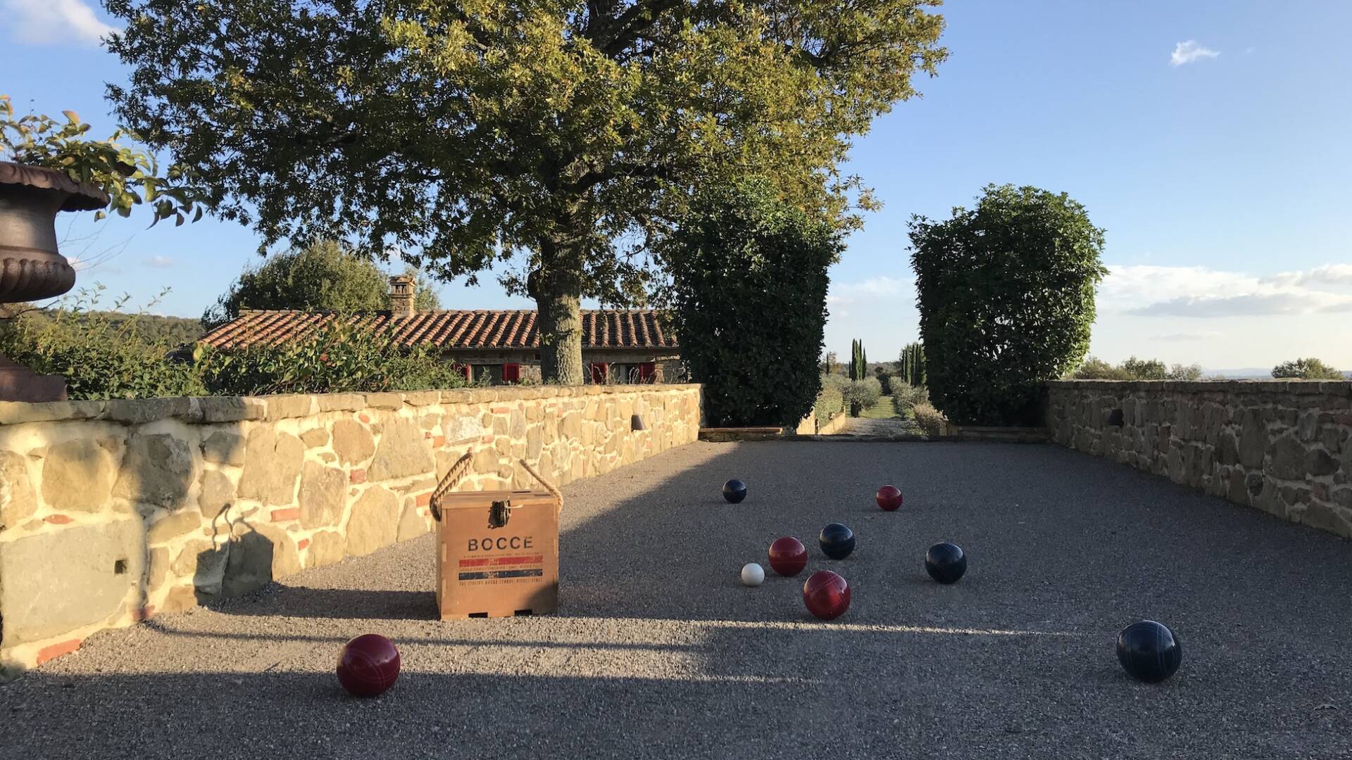 bocce court