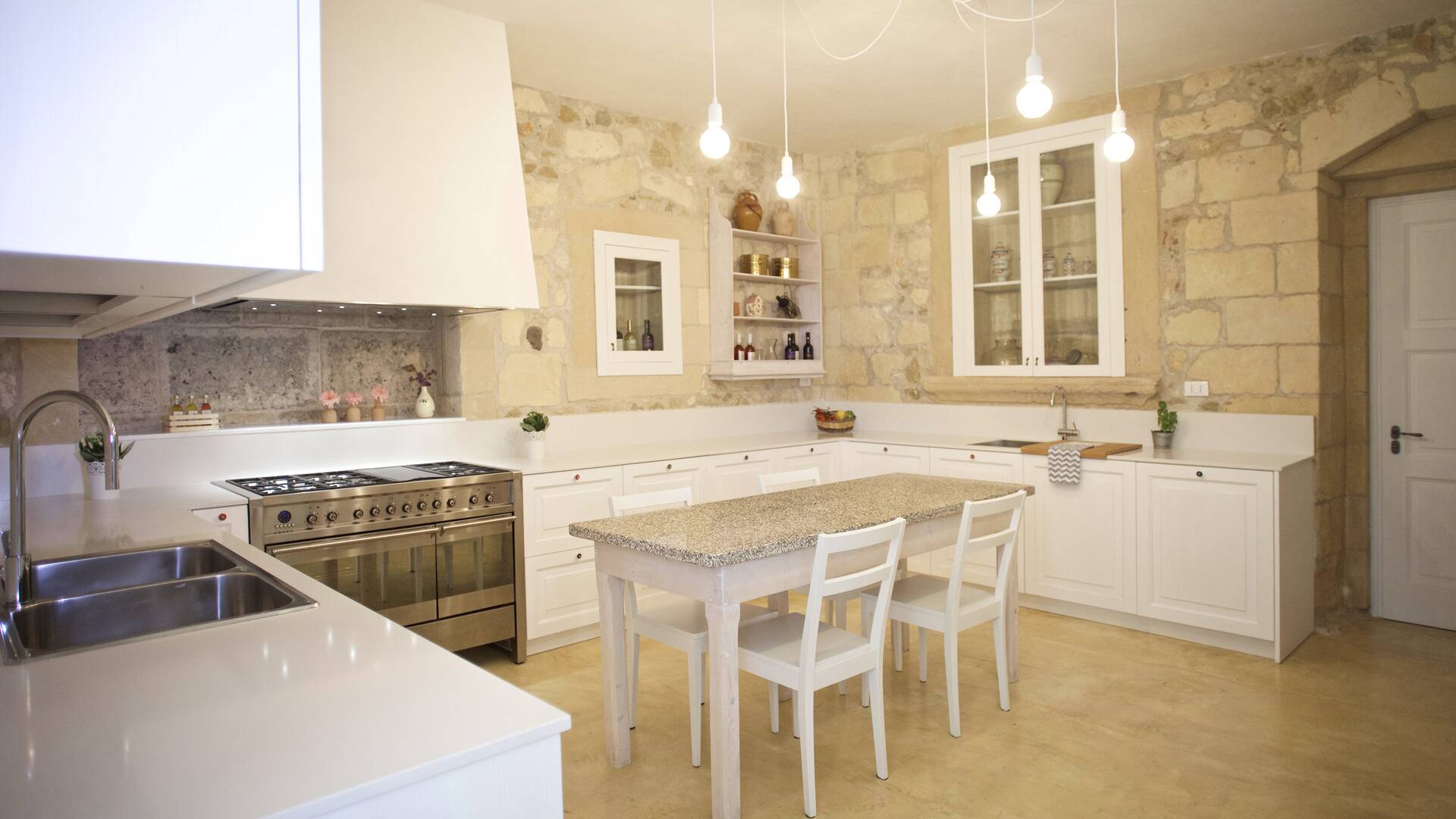 equipped kitchen